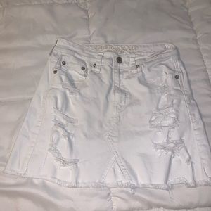 White American eagle jean skirt size 2